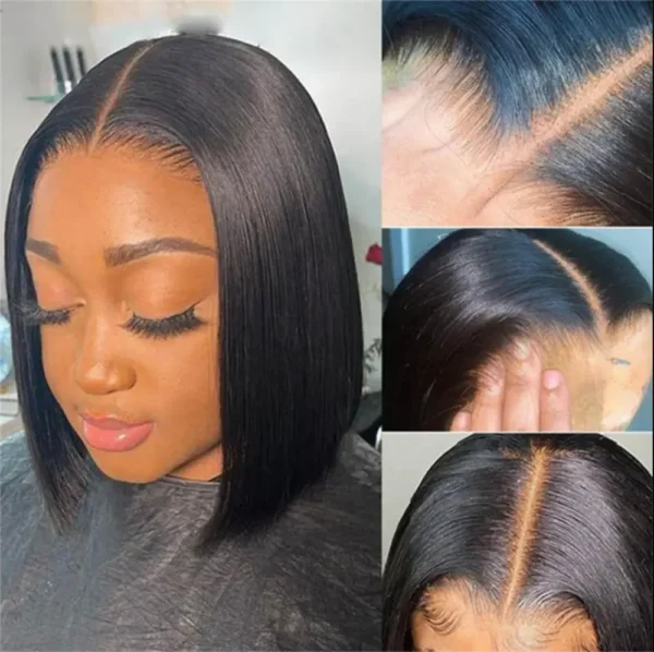 Waviii Glam – Lace Front Wig  – Short Human Hair - Image 3