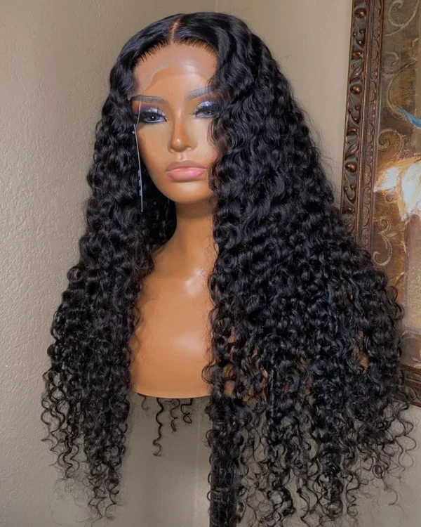 Waviii Luxe – Long Curly/Wavy Wig – Human Hair HD Lace Frontal Wigs - Image 3