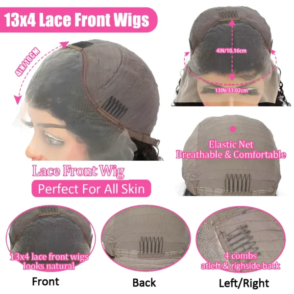 Waviii Glam – Lace Front Wig  – Short Human Hair - Image 6