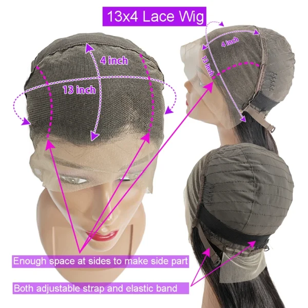 Waviii Luxe – Lace Front Wig – Short Human Hair 99J Burgundy Short Bob - Image 6