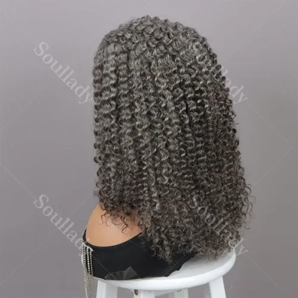 Waviii Luxe – Short Kinky Curly Half wig - Image 4