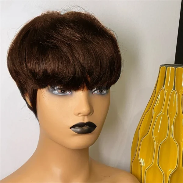 Waviii Luxe – Short Pixie Wig – Human Hair 3 Colors - Image 4