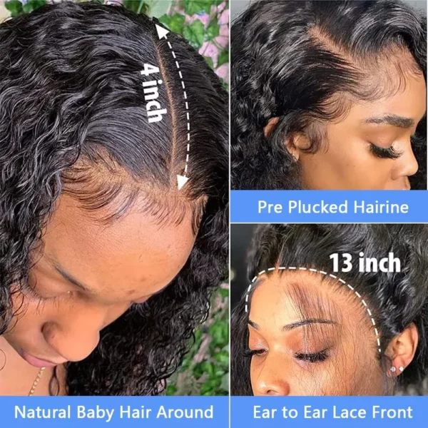 Waviii Elegance – Deep wave Lace Front Human Hair Wig - Image 5