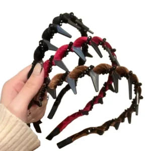 Waviii Care - 3Pcs Elegant Headband with Teeth