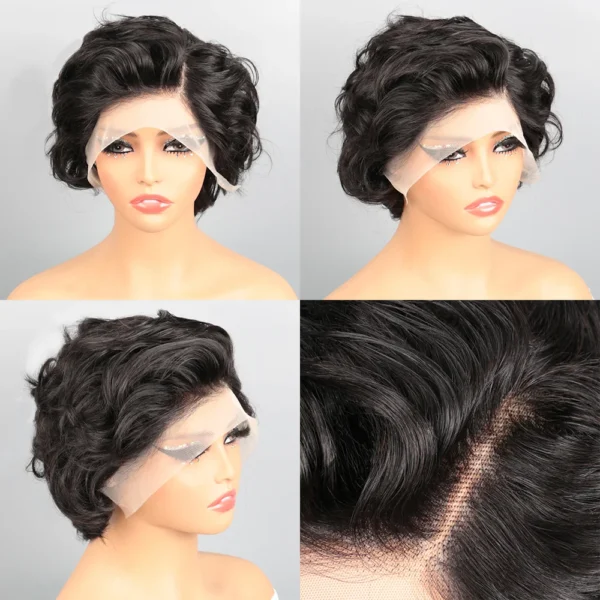 Waviii Luxe – Short Pixie Wig – Human Hair - Image 6