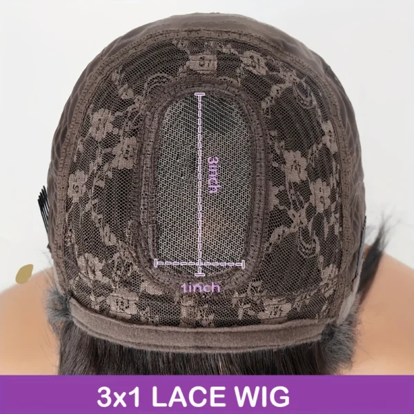 Waviii Luxe – Medium/Long Bob Wig – Human Hair - Image 6