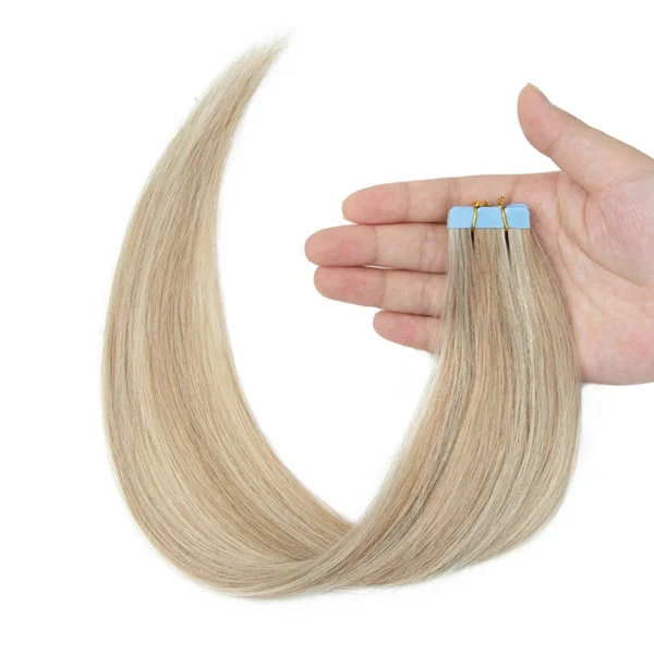 Hair Extension Mini Tape Human Hair Natural Tape - Image 2