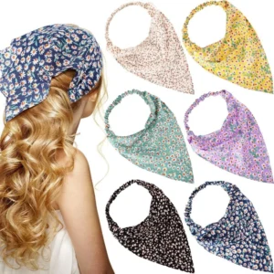 Waviii care - 6 Pcs Floral Bandanas