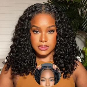 Waviii Elegance – Deep wave Lace Front Human Hair Wig