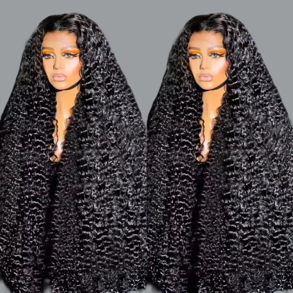Waviii Glam –  Water Wave Frontal Wigs – Human Hair - Image 2
