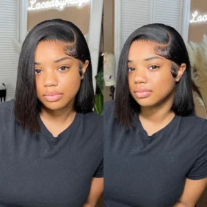 Waviii Glam – Lace Front Wig  – Short Human Hair