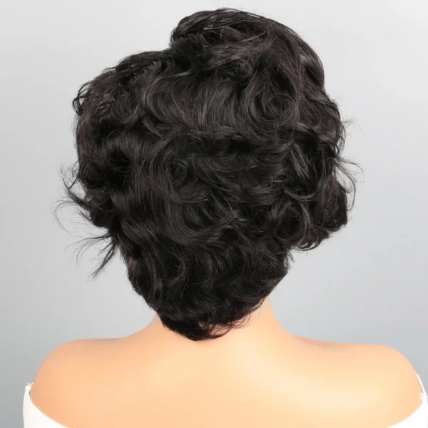 Waviii Luxe – Short Pixie Wig – Human Hair - Image 4