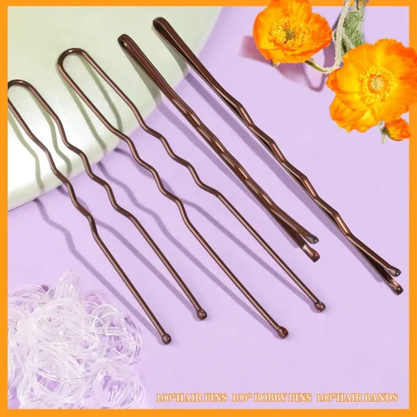 Waviii Care - 300 Pieces Bobby Clip Hair Clip Kit - Image 4
