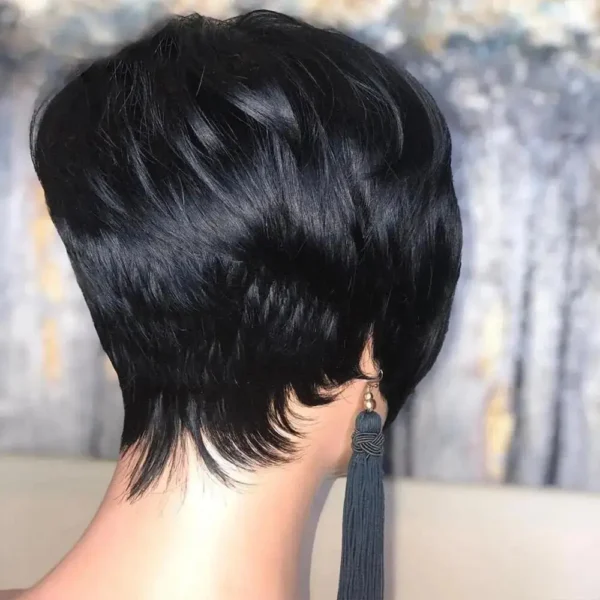 Waviii Glam – Short Pixie Wig – Synthetic Hair - Image 2
