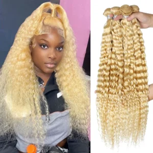 Waviii Blonde Colored Deep Wave