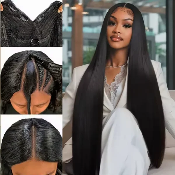 Waviii Luxe – Long Half Wig – Human Hair - Image 2