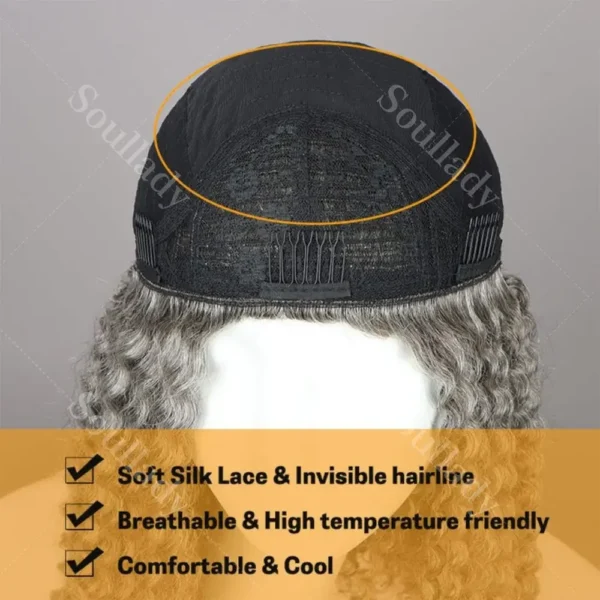 Waviii Luxe – Short Kinky Curly Half wig - Image 6