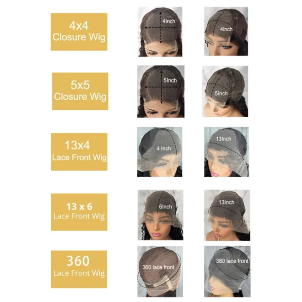 Waviii Glam –  Water Wave Frontal Wigs – Human Hair - Image 6