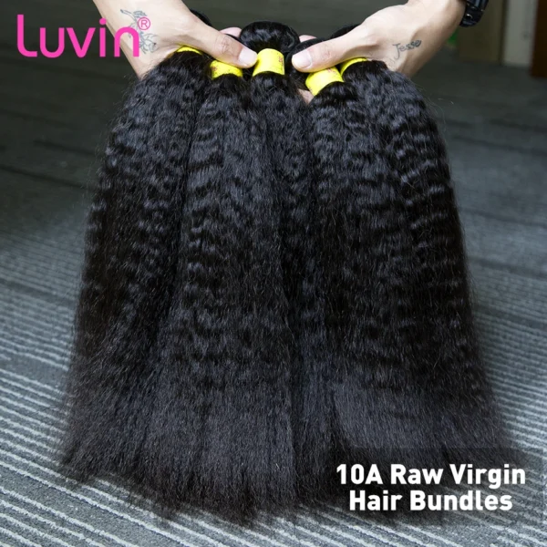 Waviii Glam Kinky Straight Bundles - Image 6