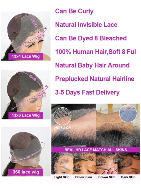 Waviii Luxe – Lace Front Wig – Long Human Hair - Image 6