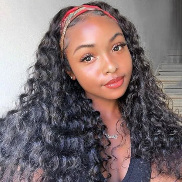 Waviii Luxe – Long Headband Wig – Human Hair - Image 3