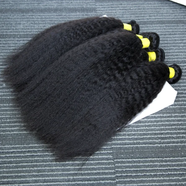 Waviii Glam Kinky Straight Bundles - Image 2