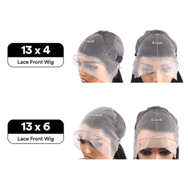 Waviii Luxe – Lace Front Wig – Short/Long Human Hair - Image 6