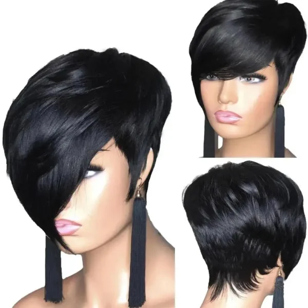 Waviii Glam – Short Pixie Wig – Synthetic Hair - Image 3