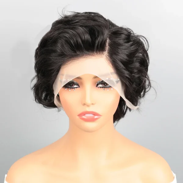 Waviii Luxe – Short Pixie Wig – Human Hair - Image 2
