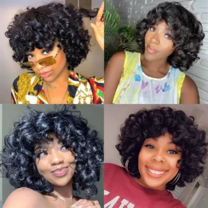 Waviii Luxe – Loose Short Bob Wig – Human Hair