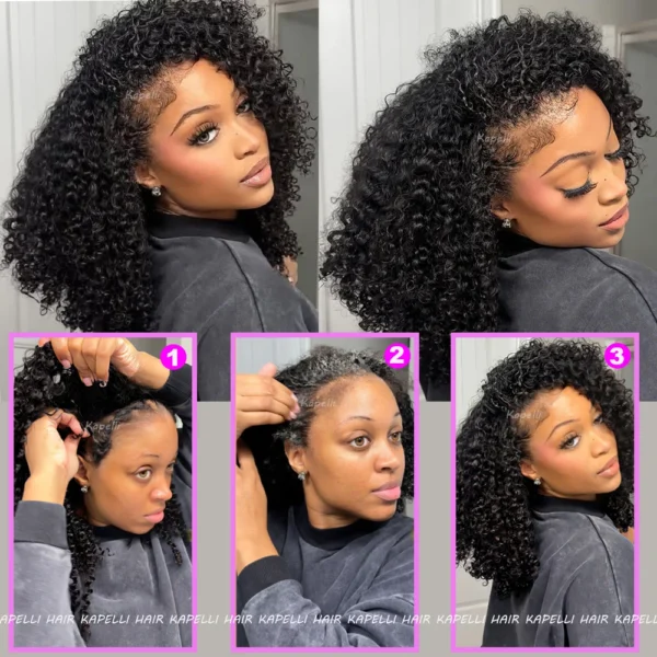 Waviii Glam – Medium Half Wig – Human Hai - Image 9