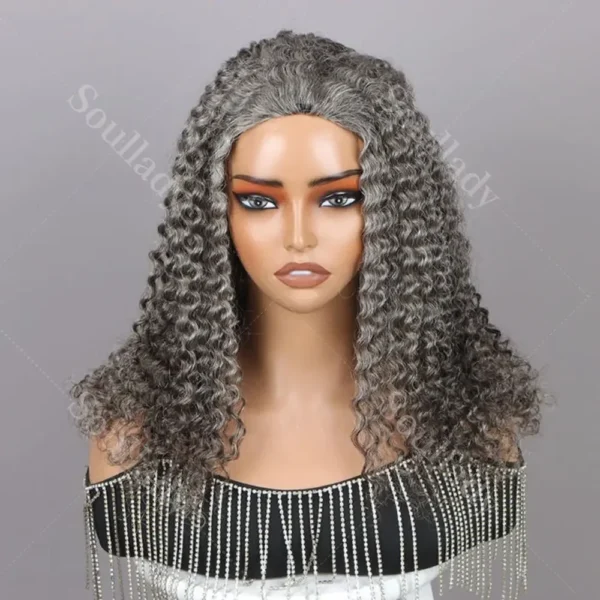 Waviii Luxe – Short Kinky Curly Half wig - Image 2