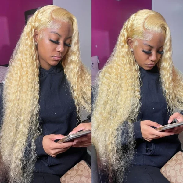 Waviii Blonde Colored Deep Wave - Image 5