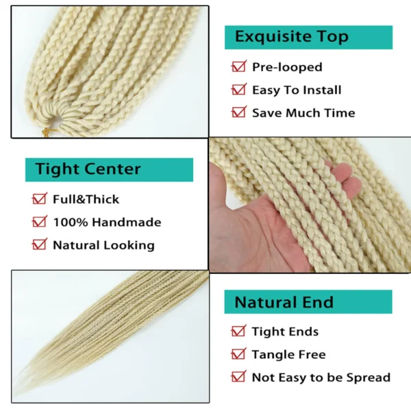 Hair Extension  Braids Synthetic Hair - Image 2