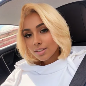 Waviii Luxe – Short Pixie Wig – Human Hair Colored