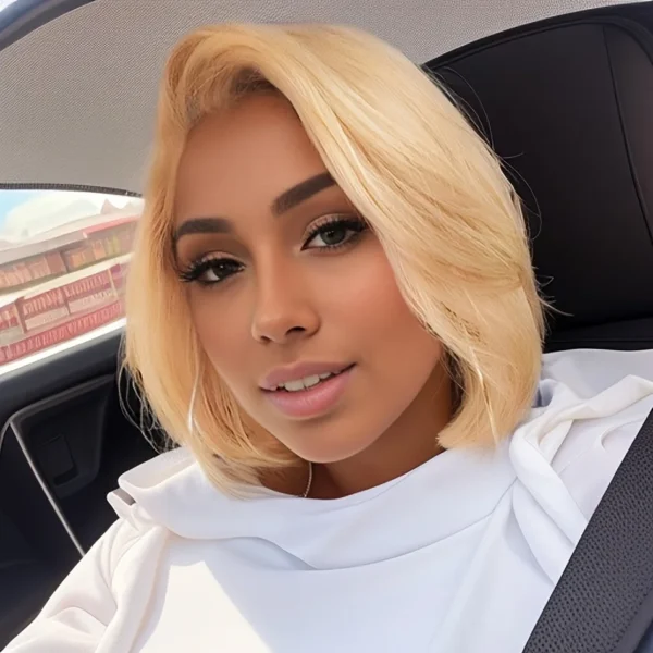 Waviii Luxe – Short Pixie Wig – Human Hair Colored