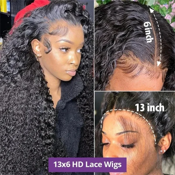 Waviii Glam –  Water Wave Frontal Wigs – Human Hair - Image 5