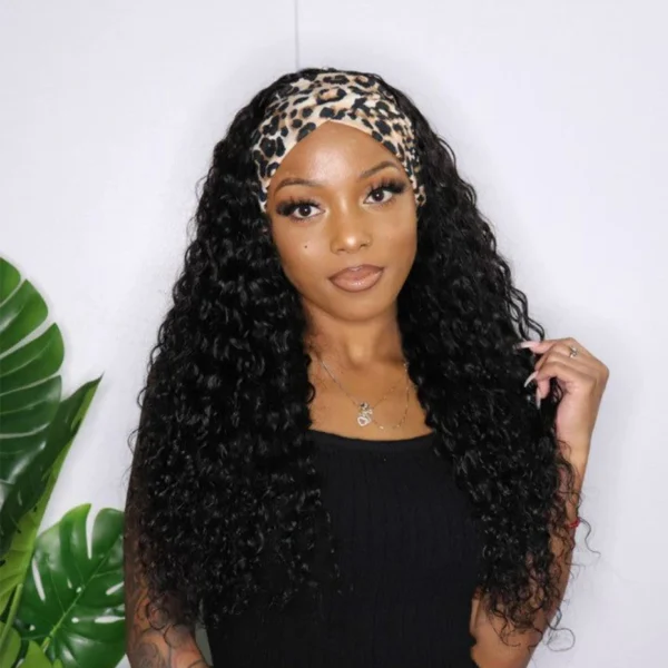Waviii Luxe – Long Headband Wig – Human Hair - Image 4