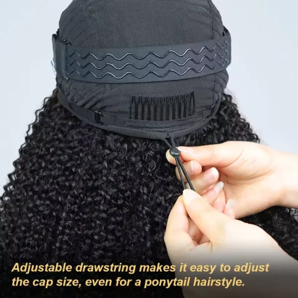 Waviii Glam – Medium Half Wig – Human Hair - Image 4