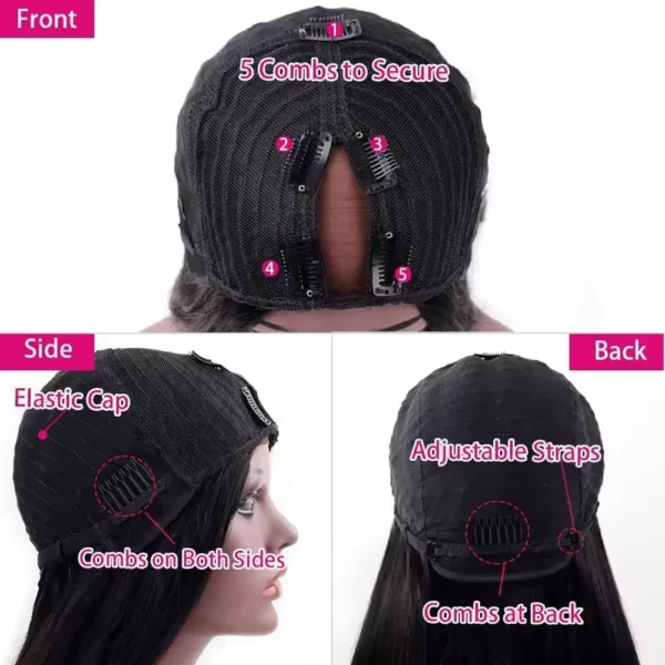 Waviii Luxe – Long Half Wig – Human Hair - Image 4