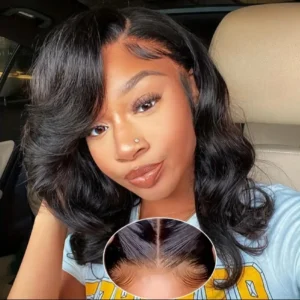 Waviii Glam – Short Curly/Wavy Wig – Human Hair
