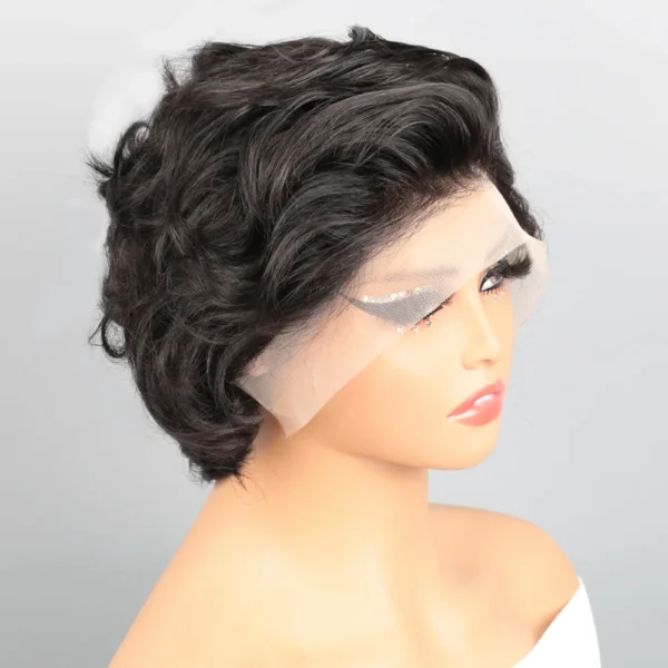 Waviii Luxe – Short Pixie Wig – Human Hair - Image 3