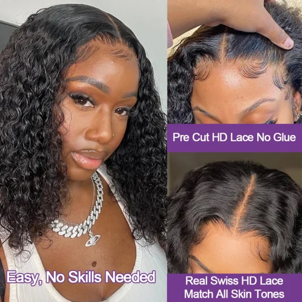 Waviii Glam – Short Bob Wig – Human Hair - Image 5