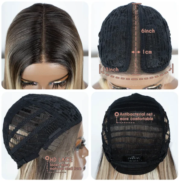 Waviii Glam – Lace Front Wig – Short Synthetic Hair - Image 7