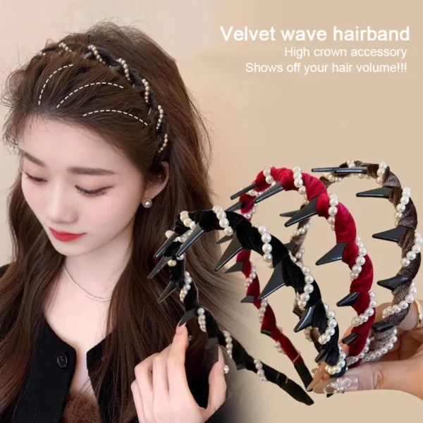 Waviii Care - 3Pcs Elegant Headband with Teeth - Image 5