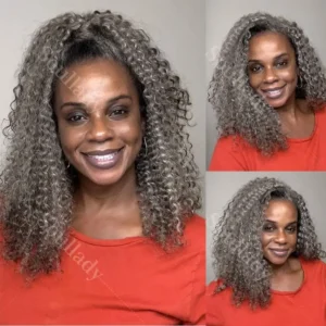 Waviii Luxe – Short Kinky Curly Half wig