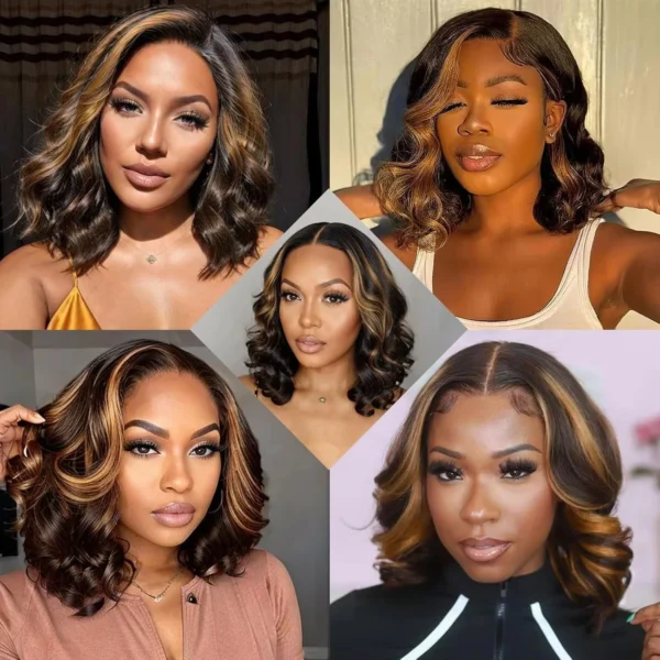 Waviii Elegance – Short Bob Wig Loose Wave – Human Hair - Image 8