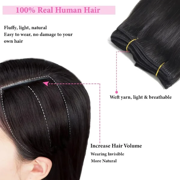 Hair Extension 8PCs Clip - Image 4