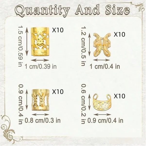 Waviii Care - 40PCS Hair Jewelry - Image 6