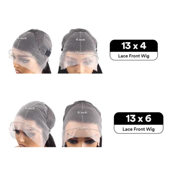Waviii Luxe – Lace Front Wig – Long Human Hair Pink color - Image 5